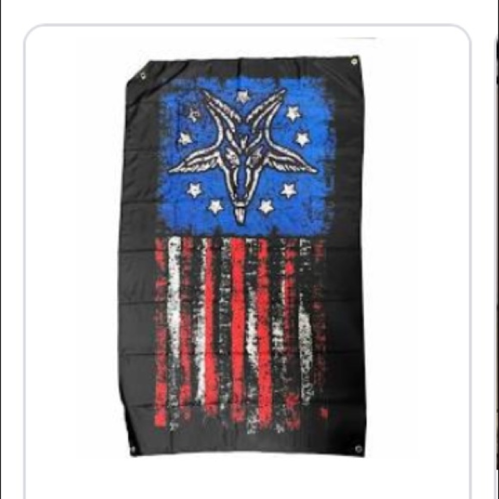 Blackcraft Cult God Free Flag